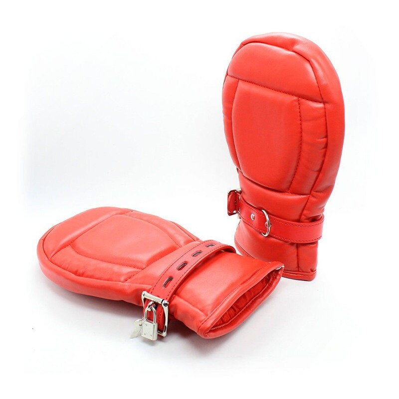 Hand Gloves Leather Restraints ® Le Château Bdsm