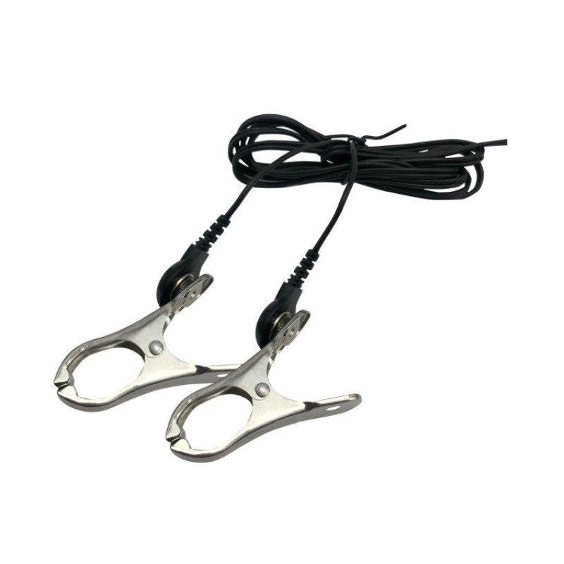Stainless Steel Electric Shock Nipple Clip ® Le Château Bdsm