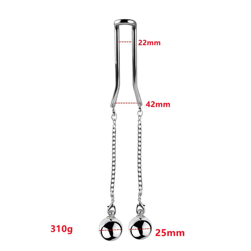 Balls weight torture for slaves ® Le Château Bdsm