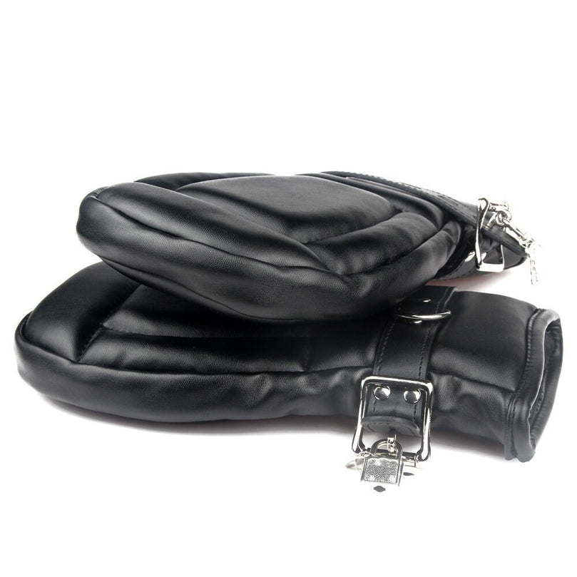 Leather Bondage Gloves