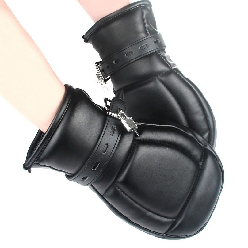 Leather Bondage Gloves