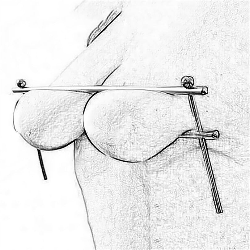 Stainless Bondage Clamp – Intense BDSM Breast Play Tool