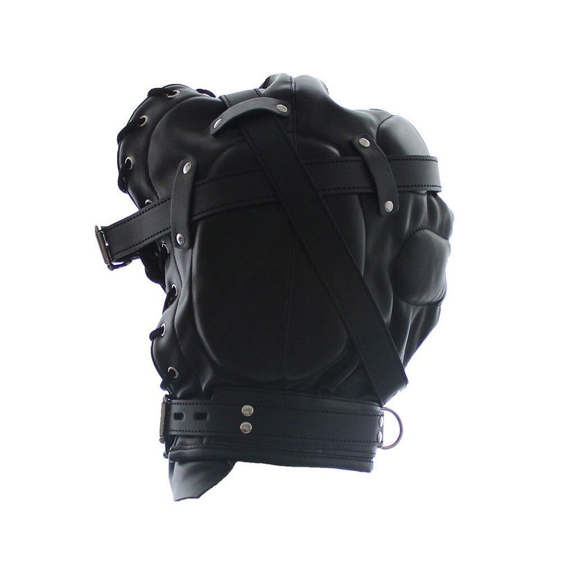 Leather Bondage Hood for Slaves