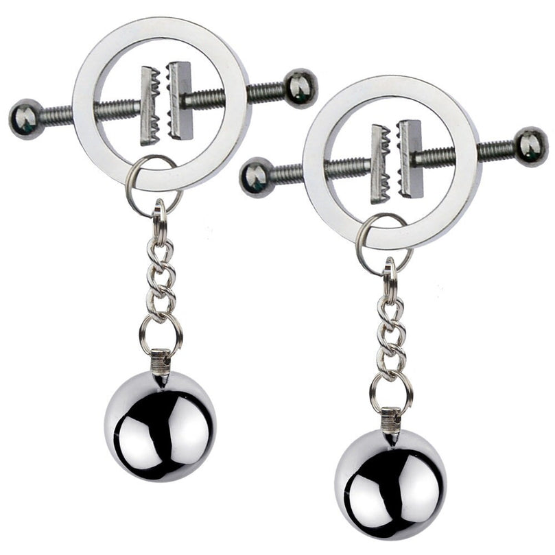 Breast Torture Ball Weight Clip ® Le Château Bdsm