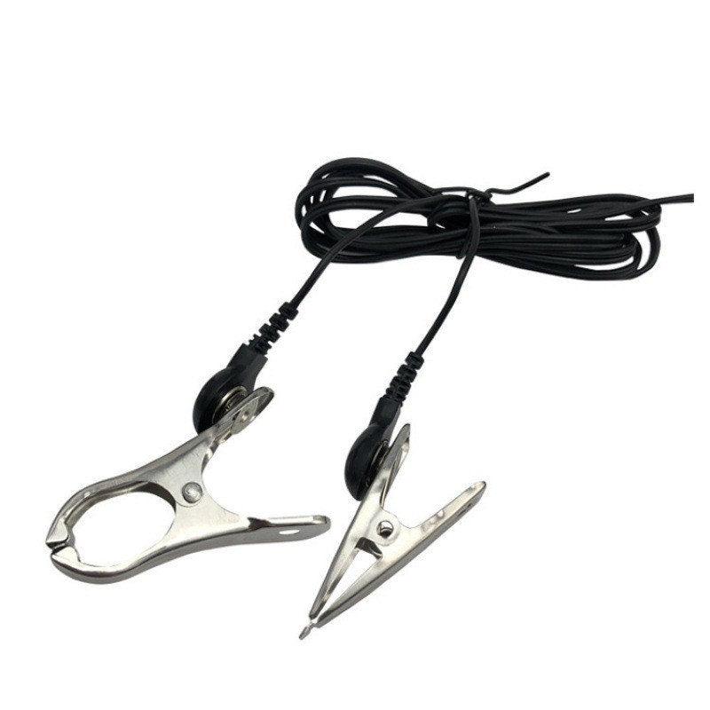 Stainless Steel Electric Shock Nipple Clip ® Le Château Bdsm