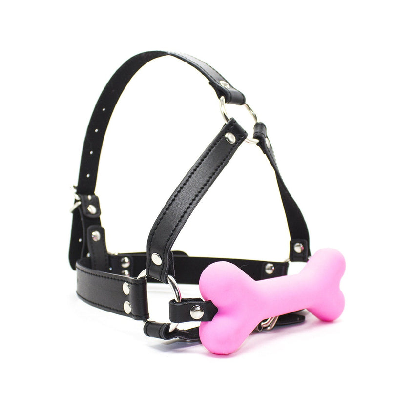 Silicone Dog Bone Harness Gag ® Le Château Bdsm
