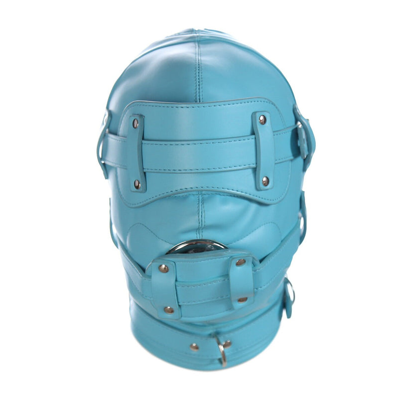 Ultrarestrictive Bdsm Leather Hood ® Le Château Bdsm