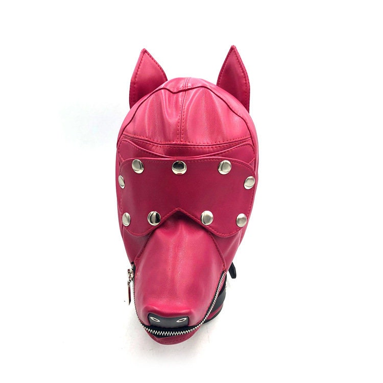 Leather Petplay Dog Hood ® Le Château Bdsm