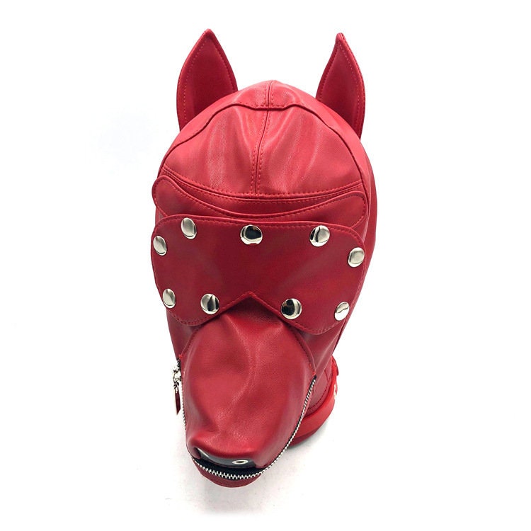Leather Petplay Dog Hood ® Le Château Bdsm