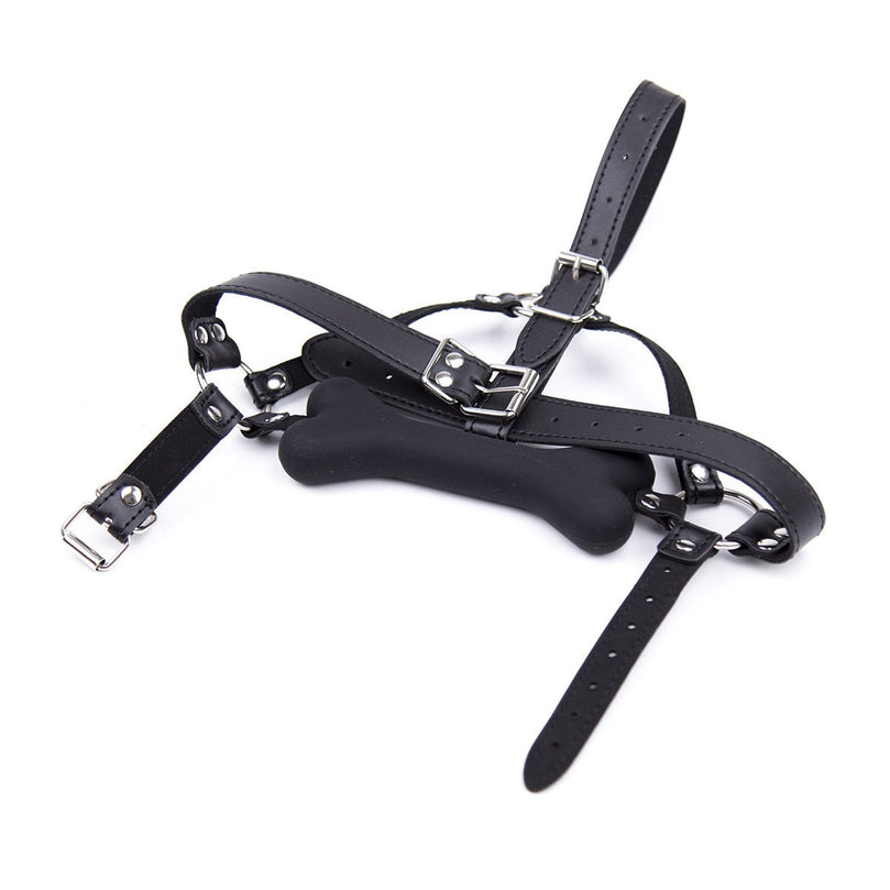 Silicone Dog Bone Harness Gag ® Le Château Bdsm