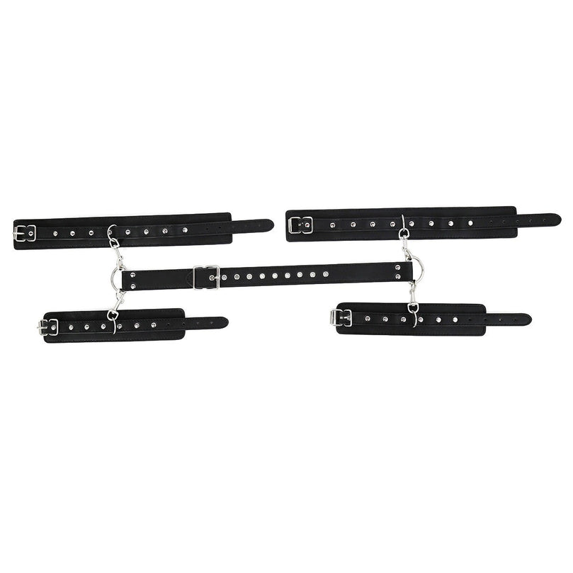 Leather Backward Leather Handcuffs ® Le Château Bdsm