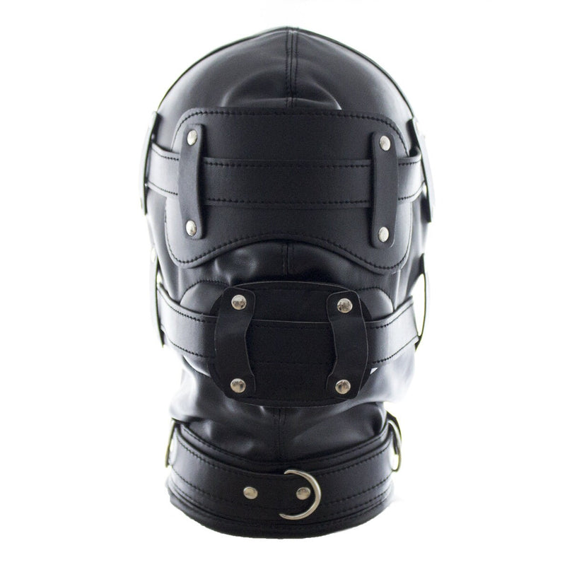 BDSM Leather Hood