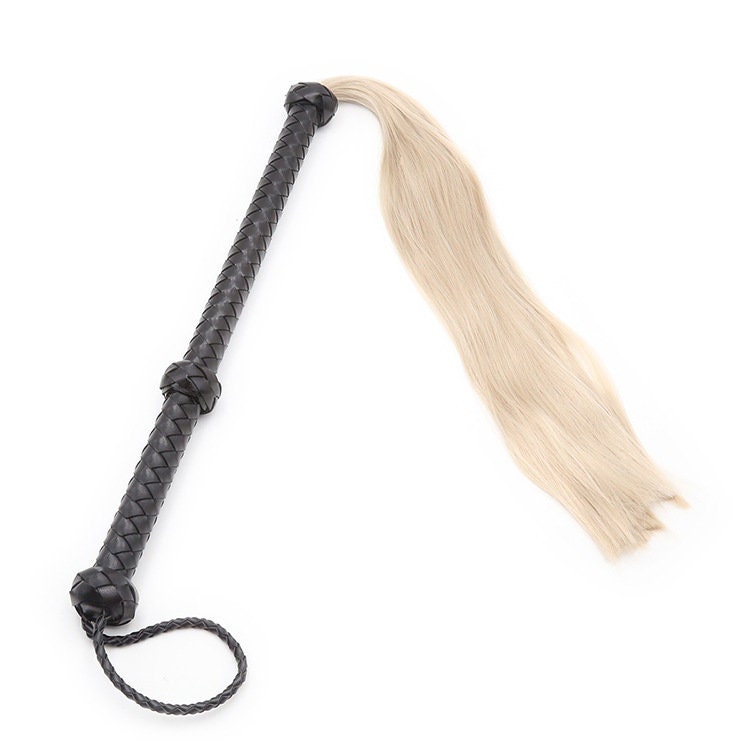 Hair Ponytail Leather Whip ® Le Château Bdsm