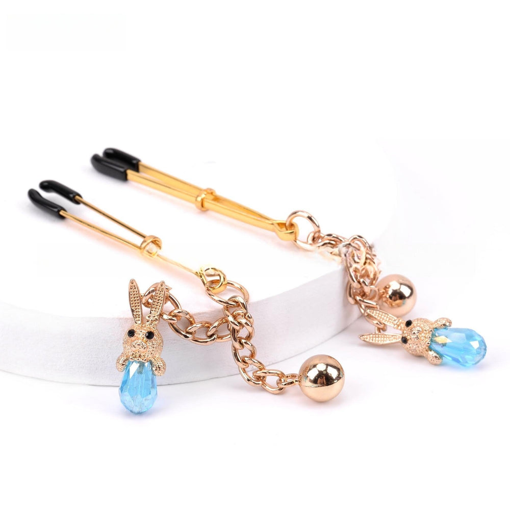 Luxurious Rabbit Nipple Clamp for Bondage & Self Pleasure