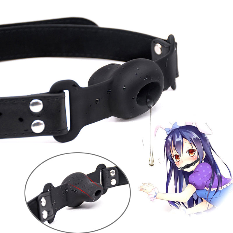 Silicone Mouth Gag Plug – BDSM Bondage Gear for Play