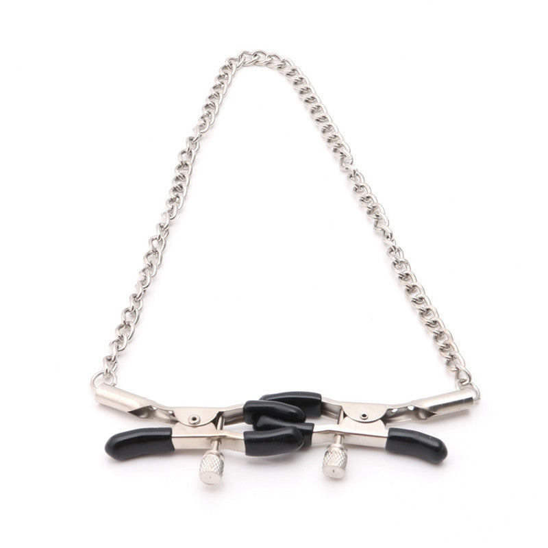 Double Nipple Clips | Bondage Nipple Clamps for BDSM Play
