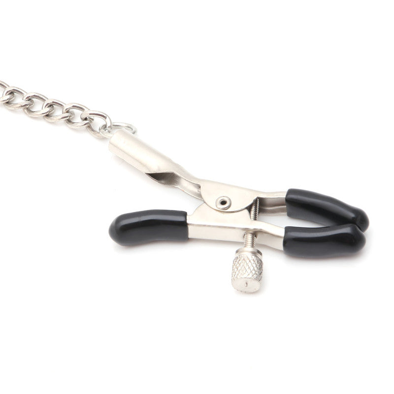 Double Nipple Clips | Bondage Nipple Clamps for BDSM Play