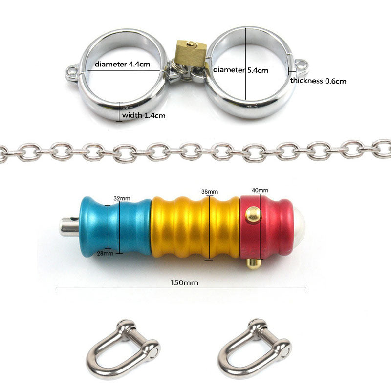 Metal Handcuffs® Anal Plug Lock