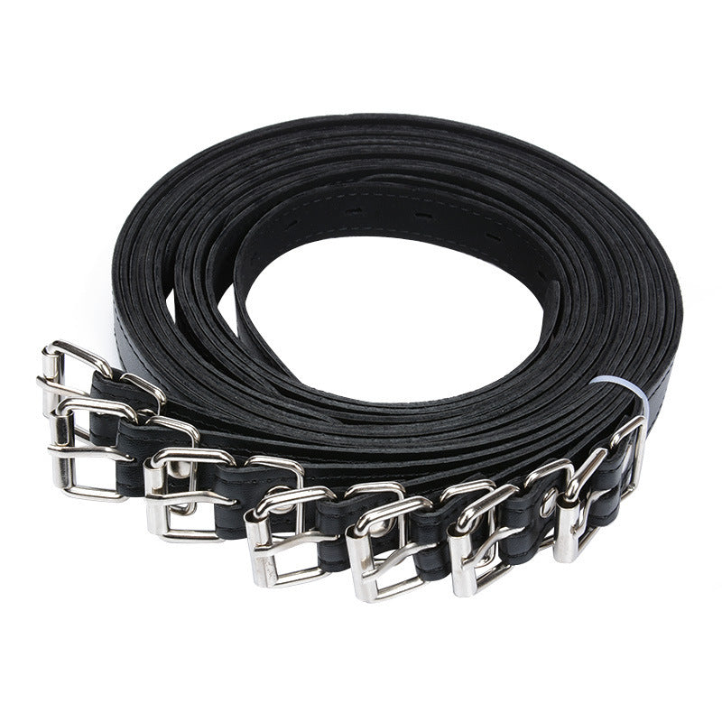 Premium Self Bondage Straps | Black Leather by Le Château