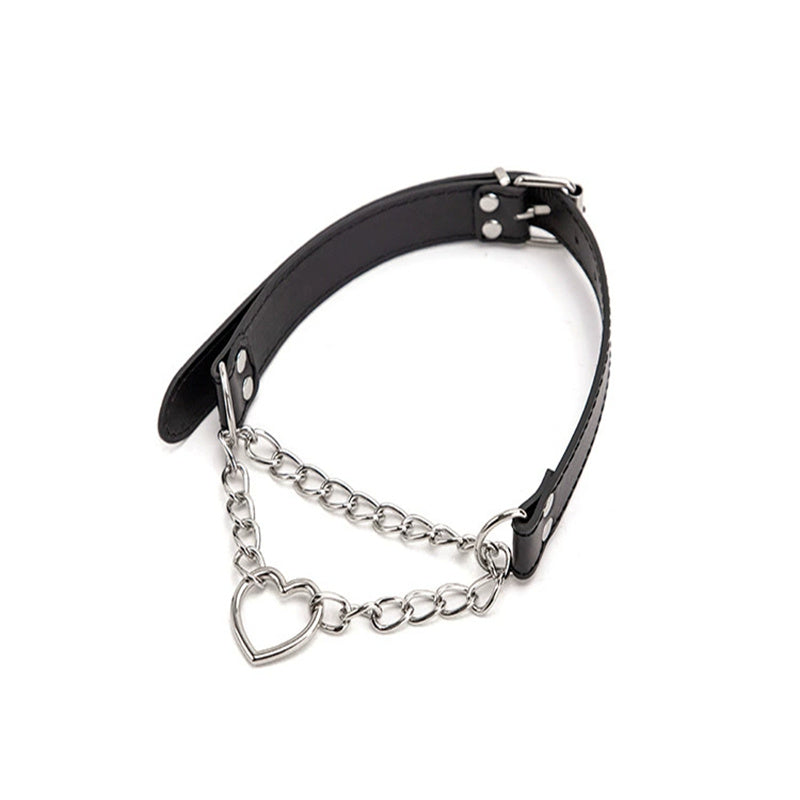 Leather Bondage Collar | BDSM Leash for Roleplay Fun