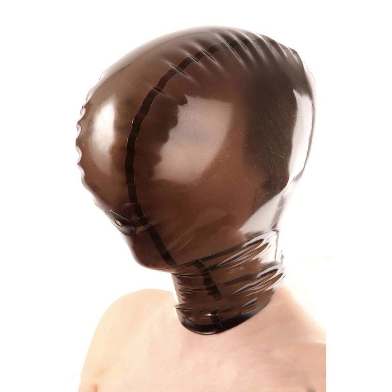 Breath Play Latex Hood | BDSM Mask for Bondage Lovers