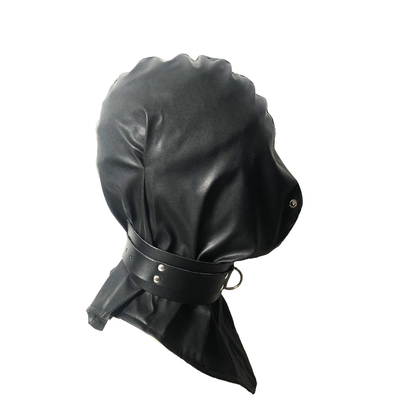 Fully Enclosed Bondage Hood Mask 