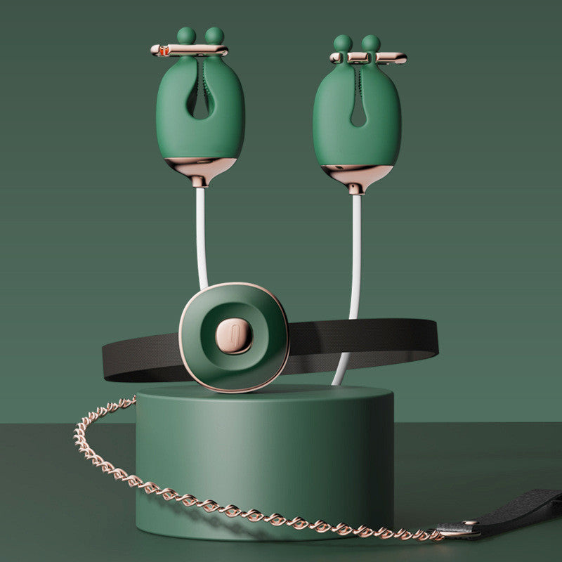 Vibrating Nipple Clamps for Self Bondage 