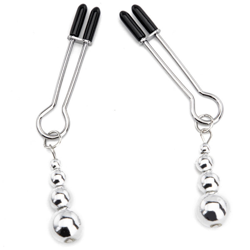 Double Nipple Clips | Bondage Nipple Clamps for BDSM Play