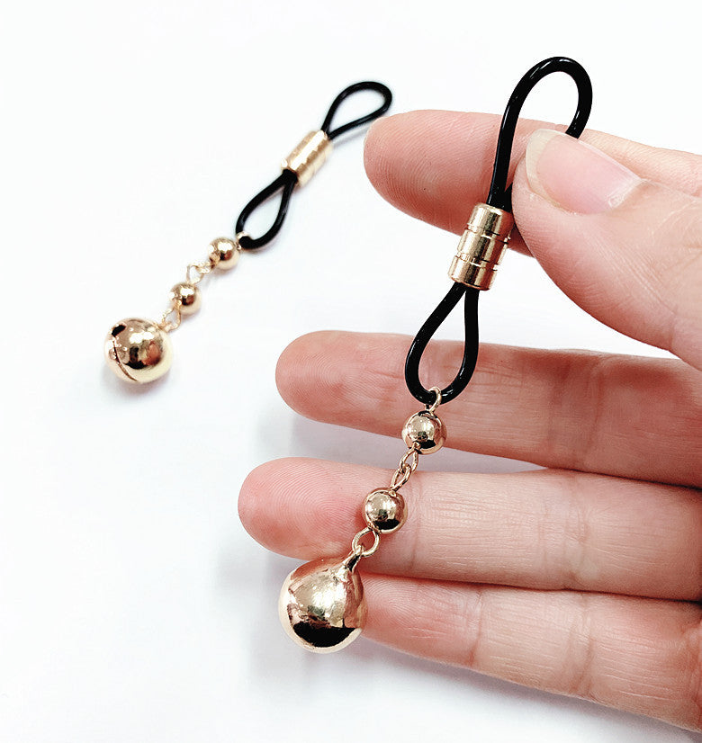 Silicone Nipple Clamp with Bell | BDSM Bondage Toy USA
