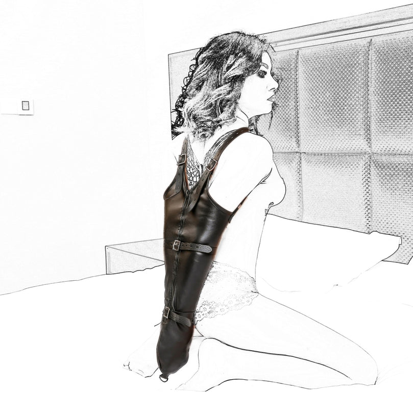 Self Bondage Gear – PU Armbinder for Tight Hand Binding