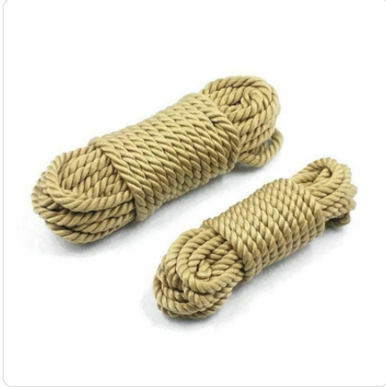 10M Hemp Bondage Rope – Shibari Style