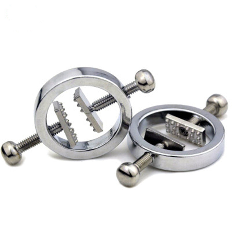 Magnetic Steel Nipple Clamps | Bondage BDSM Toy USA