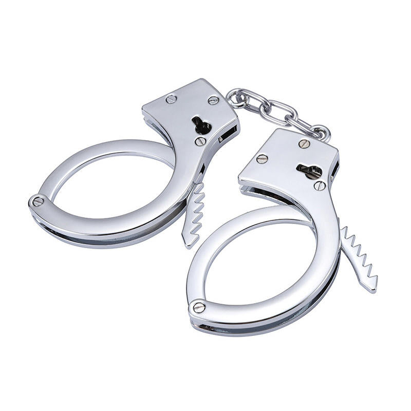 Heavy-Duty Metal Bondage Handcuffs