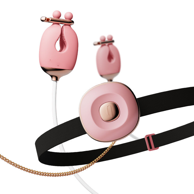 Vibrating Nipple Clamps for Self Bondage 