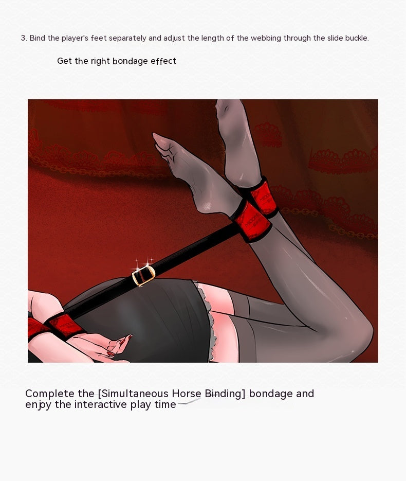 Hogtie Binding Strap for Bondage Play