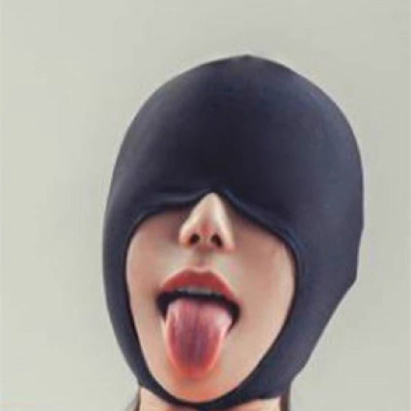 Lycra BDSM Hood Mask - Self Bondage