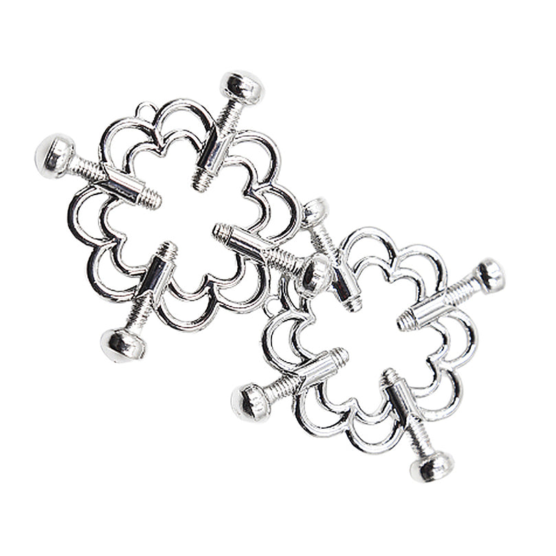 Iron Chain Nipple Clamps – BDSM Bondage Play Accessory