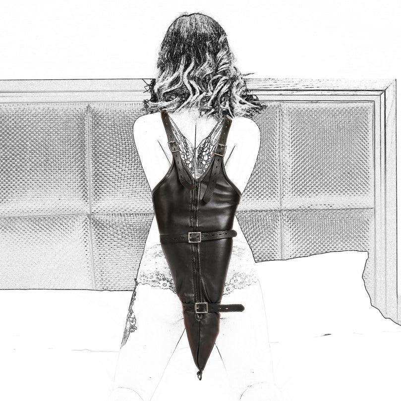 Self Bondage Gear – PU Armbinder for Tight Hand Binding