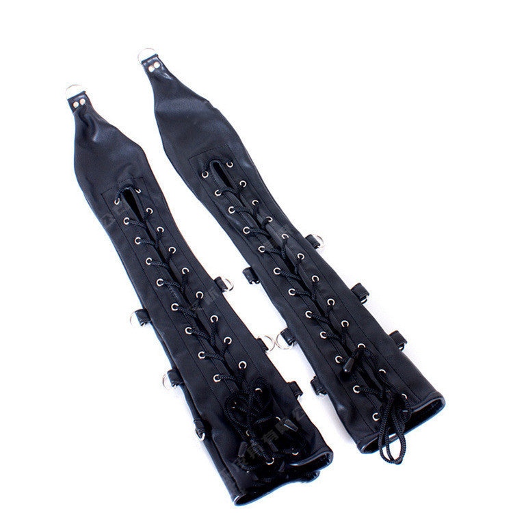 Black Lace Bondage Arm Binder | Tight Slave Restraints