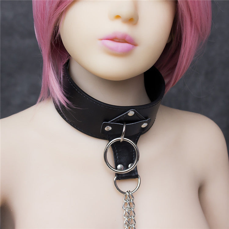 Luxury BDSM Collar | Leather Nipple Clamp for Women