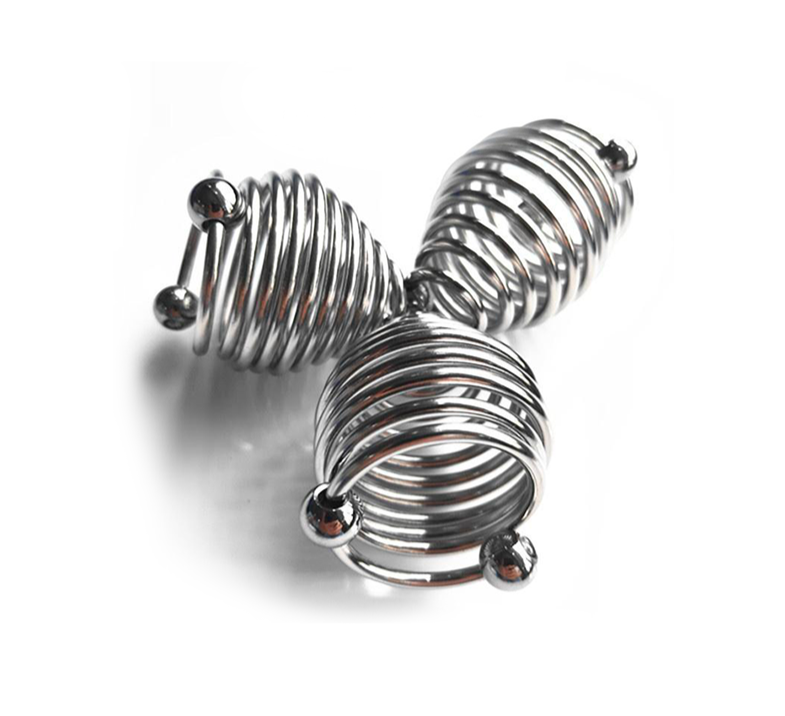 Metal Spiral Penis Ring for Men 