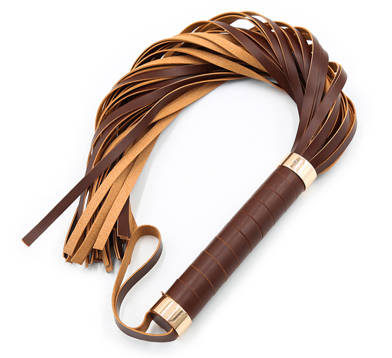 Premium Leather Bondage Whip | BDSM Toy for Torture Play