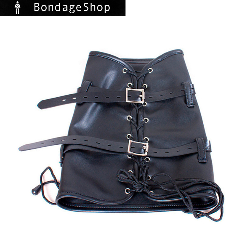 Leather Bondage Restraint – Armbinder & Legbinder Toy
