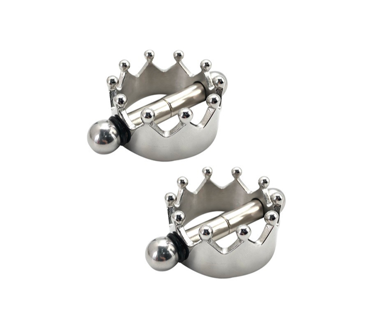 Magnetic Steel Nipple Clamps | Bondage BDSM Toy USA