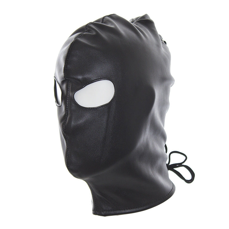 Black PU Leather Hood ® Le Château Bdsm