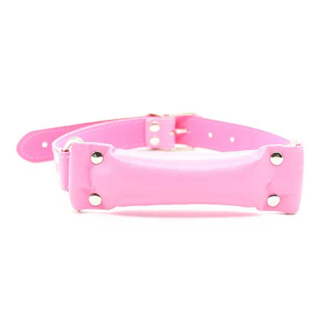 Leather BDSM Gear – Gag & Blindfold Set for Roleplay Fun