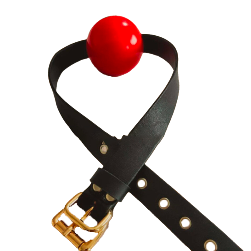 Red Silicone Ball Gag 5.5cm for BDSM & Bondage Play