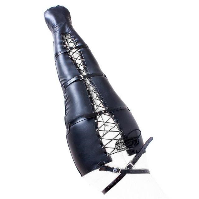 Leggings Leather Self Binding Restraint ® Le Château Bdsm