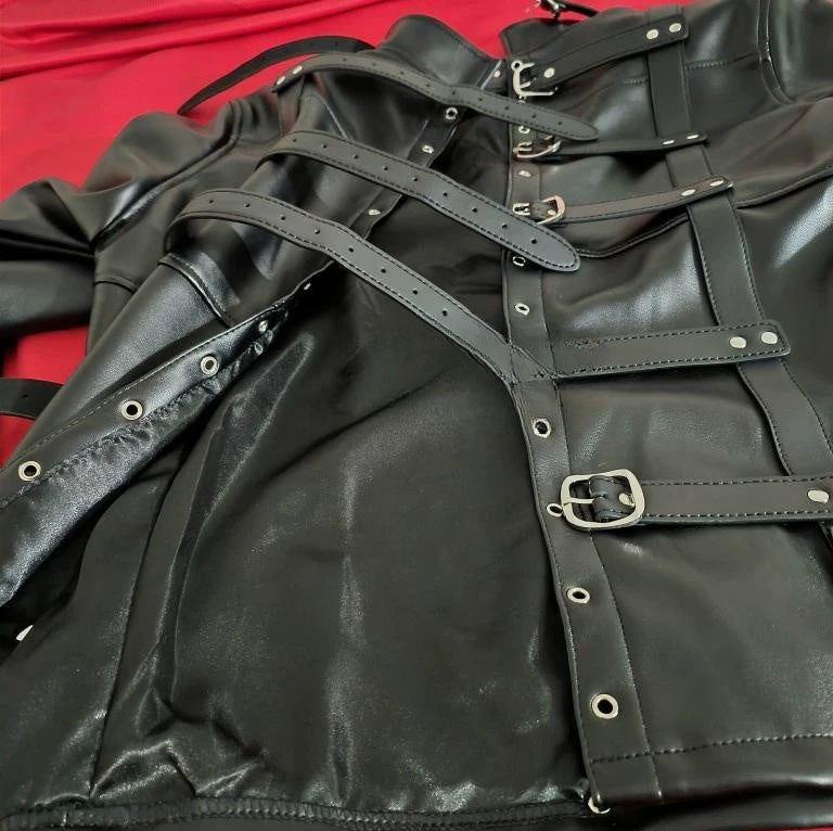 Heavy Leather Straightjacket | Premium Bondage Gear USA