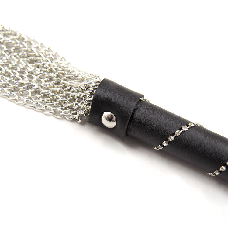 Heavy Duty Iron Chain Whip – BDSM Bondage Toy for Play